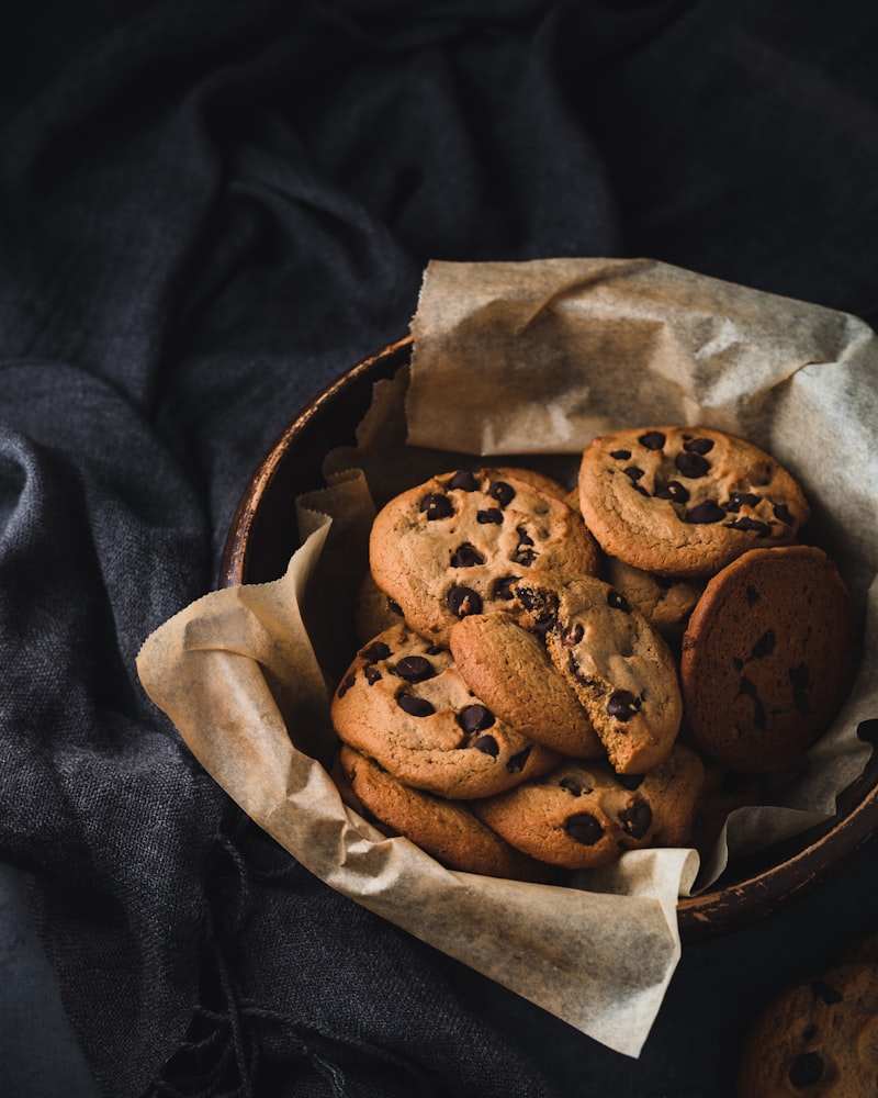 Freshly baked cookies